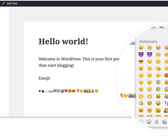 emoji wordpress